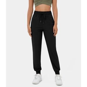 Halara High Waisted Drawstring Side Pocket Plain Casual Joggers Women's XS NWT